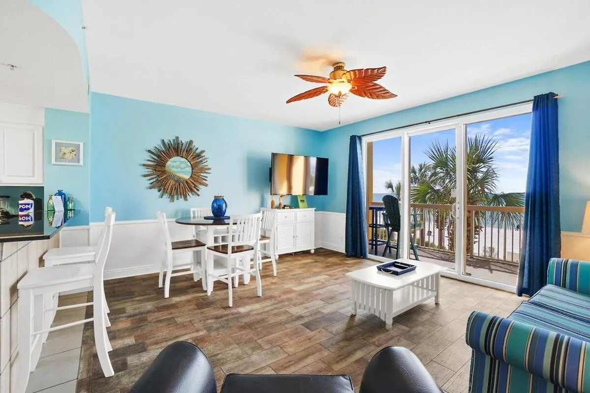 Apartment Calypso 203W Free Vip Parking Free Beach Service Gulf Front Panama City Beach United States