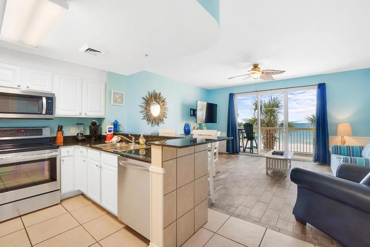 Calypso 203W Free Vip Parking Free Beach Service Gulf Front Panama City Beach Apartment